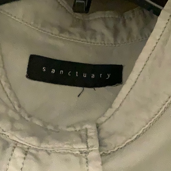 SANCTUARY long sleeve safari jacket with front pockets. Size M - Picture 6 of 8